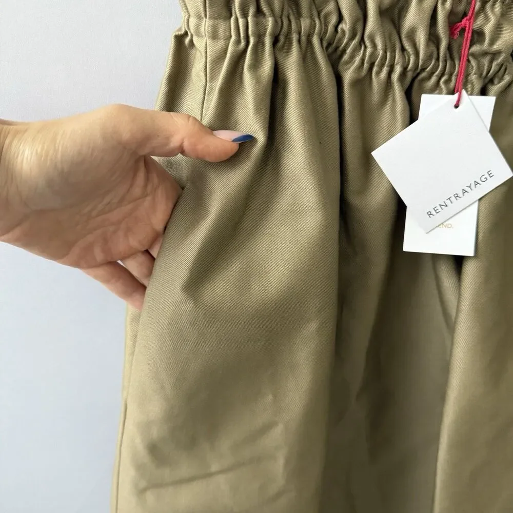 Grunge Skirt Rare Boho Sustainable Fashion Pockets Sz S Maxi High Waisted